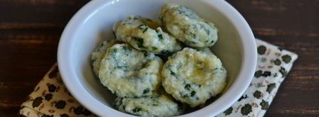 ленивые вареники со шпинатом. Шаг 8