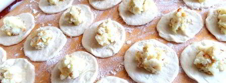 постные вареники с картошкой. Шаг 19