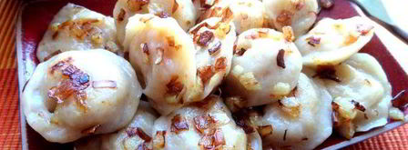 постные вареники с картошкой. Шаг 26