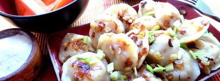 постные вареники с картошкой. Шаг 27