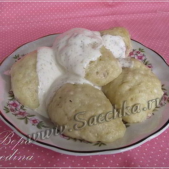 Рецепт творожных вареников на пару