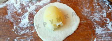 вареники дрожжевые. Шаг 9