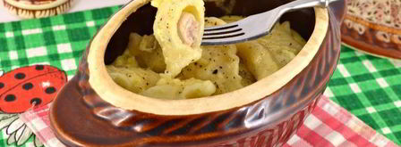 вареники по-подольски с куриным фаршем. Шаг 12