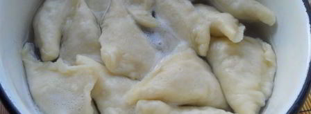 вареники по-подольски с куриным фаршем. Шаг 7