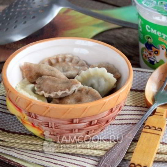 Рецепт вареников с чечевицей и грибами