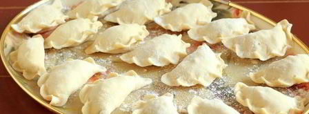 вареники с капустой и мясом. Шаг 15