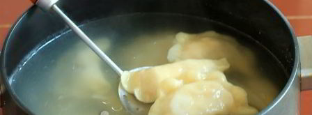 вареники с капустой и мясом. Шаг 16