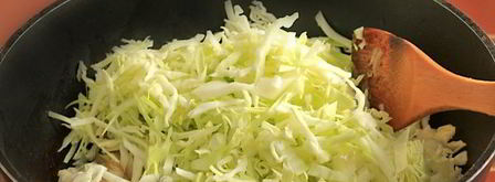 вареники с капустой и мясом. Шаг 9