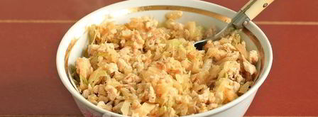 вареники с капустой и мясом. Шаг 12