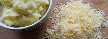 вареники с картофелем и сыром на пару из творожного теста. Шаг 5