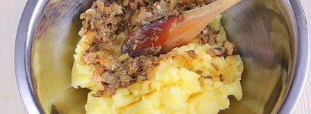 вареники с картошкой и грибами. Шаг 3