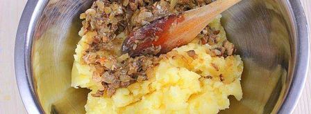 вареники с картошкой и сушеными грибами. Шаг 3