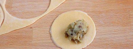 вареники с картошкой и сушеными грибами. Шаг 6