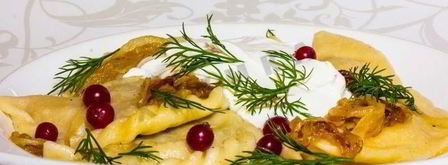 вареники с кислой капустой и мятым картофелем. Шаг 17