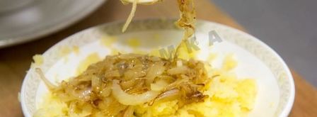 вареники с кислой капустой и мятым картофелем. Шаг 3