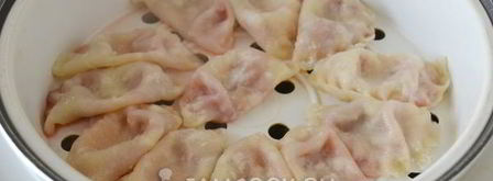 вареники с клубникой на пару. Шаг 9