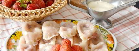 вареники с клубникой на пару. Шаг 10