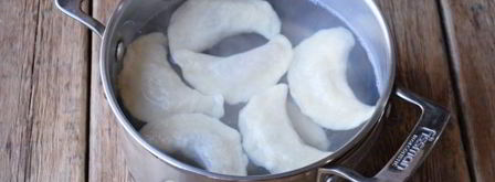 вареники с малиной. Шаг 13