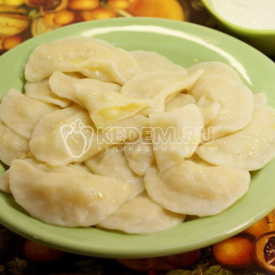 Рецепт вареников с нежным картофелем