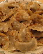 Вареники с шампиньонами