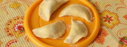 вареники с сырой картошкой и сыром. Шаг 18