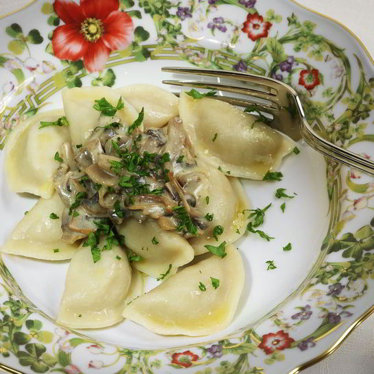 Рецепт вареников с телятиной