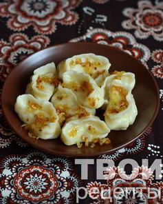 Вареники с толченой картошкой