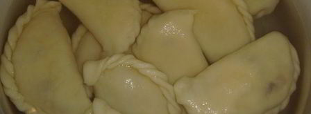 вареники с творогом и финиками. Шаг 11