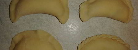 вареники с творогом и финиками. Шаг 9