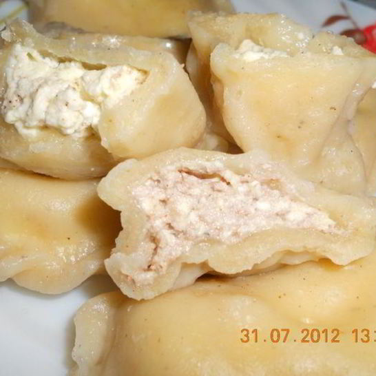 Рецепт вареников с творожно-ореховой начинкой