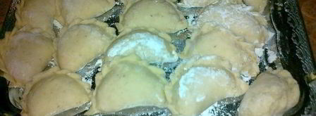 вареники с творожно-ореховой начинкой. Шаг 7