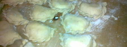 вареники с творожно-ореховой начинкой. Шаг 8