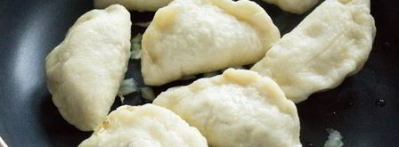 золотистые вареники с капустой. Шаг 13