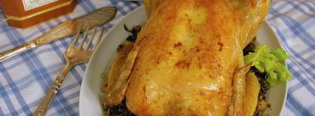 жаркое из фаршированной курицы. Шаг 12