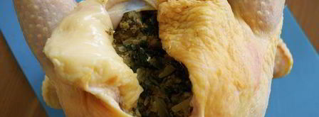 жаркое из фаршированной курицы. Шаг 8