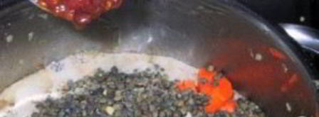 жаркое из говядины с чечевицей и красным вином. Шаг 7