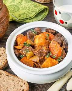 Жаркое из говяжьего сердца