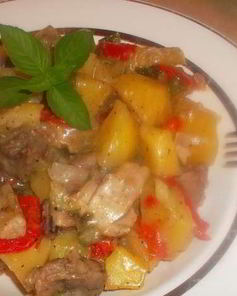 Жаркое из грибов с картошкой