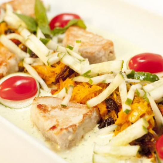 Рецепт жаркого из индейки с изюмом