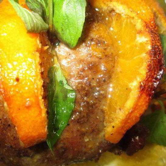 Рецепт жаркого из индейки с мандаринами