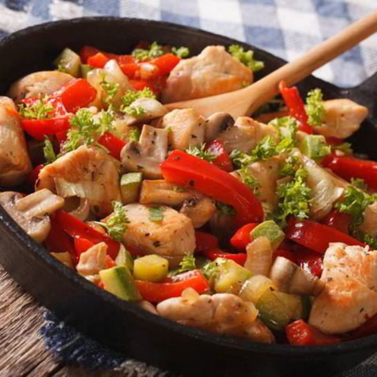 Рецепт жаркого из индейки с овощами