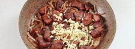 жаркое из свинины и зеленой фасоли. Шаг 4