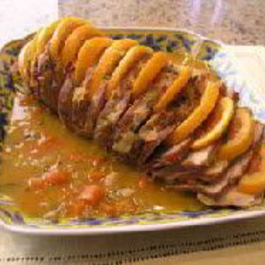 Рецепт жаркого из свинины с апельсинами