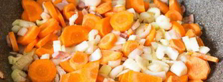 жаркое из свиного сердца с брюссельской капустой. Шаг 7