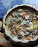 Жаркое под соусом бешамель