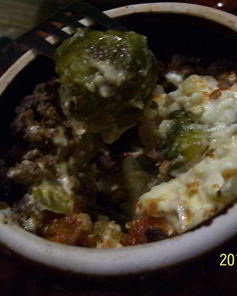 Жаркое с брюссельской капустой