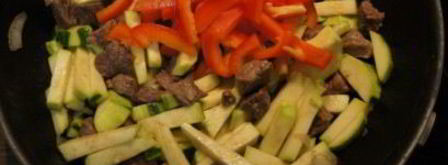 жаркое с овощами и говядиной. Шаг 3