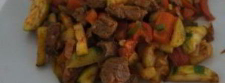 жаркое с овощами и говядиной. Шаг 6