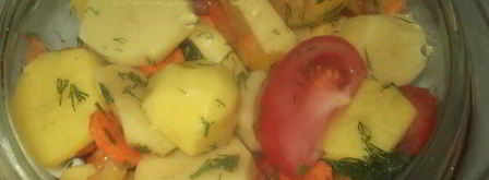 жаркое с овощным рагу. Шаг 6