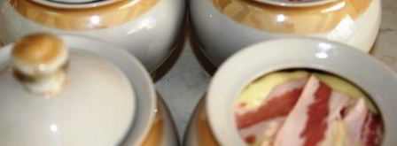 жаркое с семгой и беконом в горшочке. Шаг 12